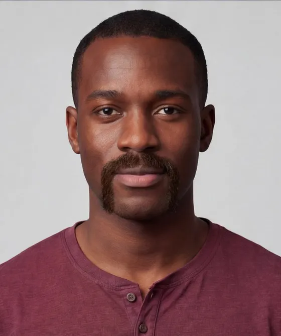 Horseshoe Moustache: after
