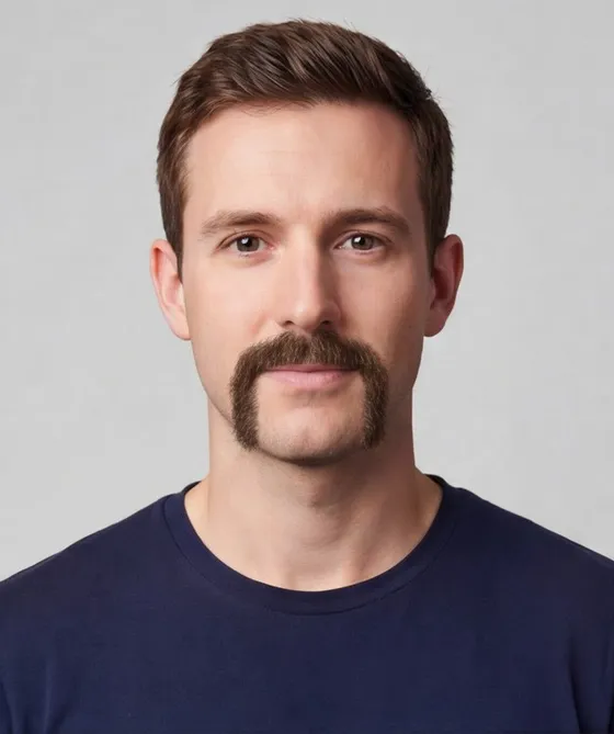 Horseshoe Moustache: after