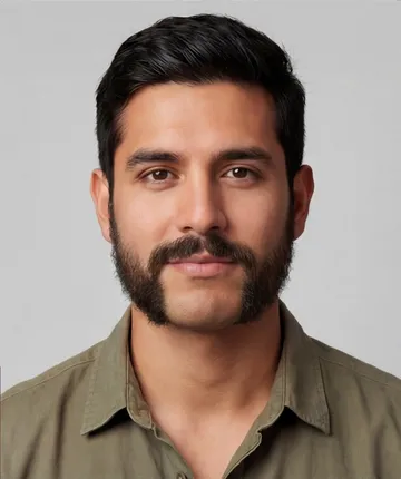 Patillas con bigote (Friendly Chops)