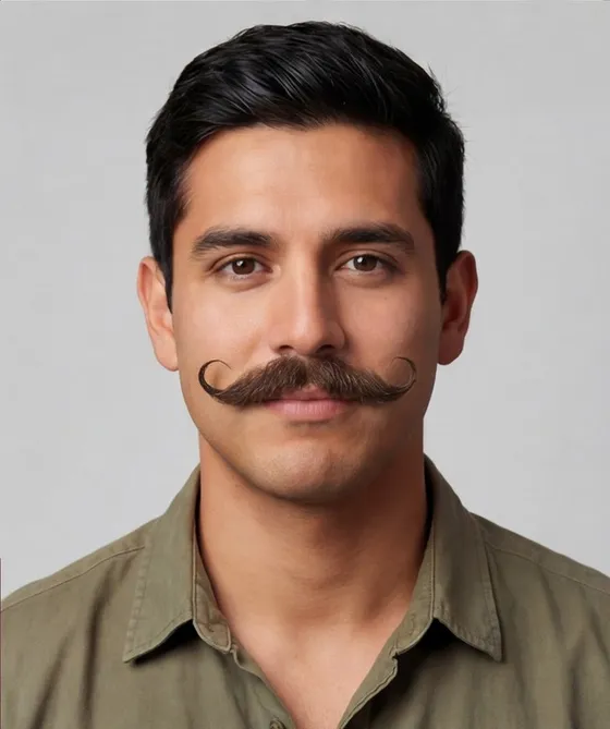 Handlebar Moustache: after